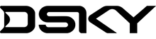 The primary DSKY wordmark logo in black, designed for use on light backgrounds as the main brand identifier.